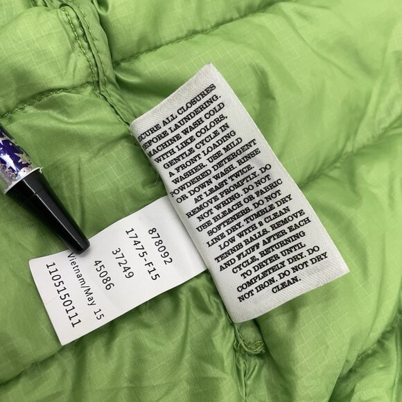 REI Co-op 650 Down Puffer Jacket Lightweight Full Zip Green Mens XL - Picture 6 of 10